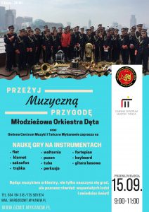 Read more about the article Nauka gry na instrumentach – Młodzieżowa Orkiestra Dęta wraz z GCMiT zaprasza
