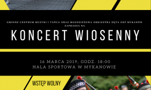 Read more about the article Zapraszamy na Koncert Wiosenny