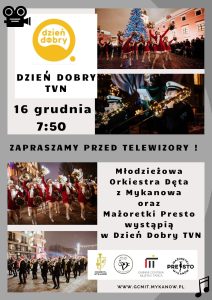 Read more about the article Młodzieżowa Orkiestra Dęta oraz Mażoretki Presto w TVN !