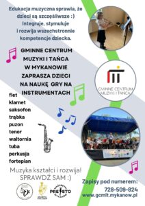 Read more about the article Nabór do szkółki gry na instrumentach